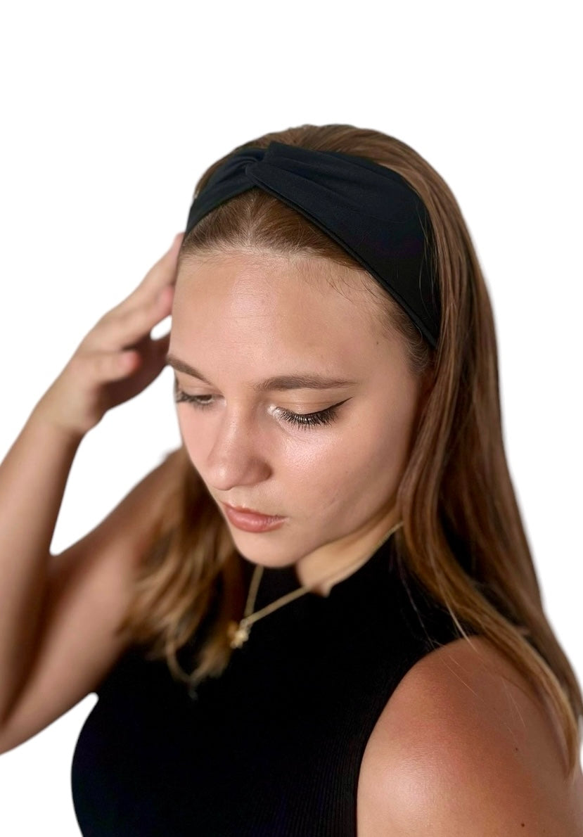 Black Twist Laze Headband