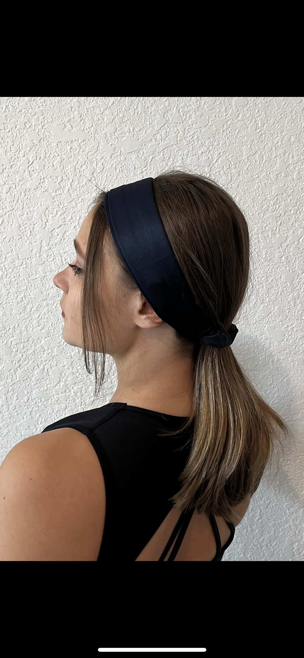 Navy Blue Laze Headband