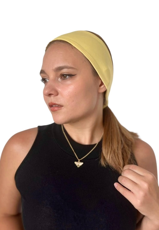 Sunny Yellow Laze Headband